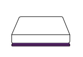 Use as an underlay. This prevents bottom out and adds support.